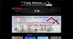 Desktop Screenshot of cindyricketts.com
